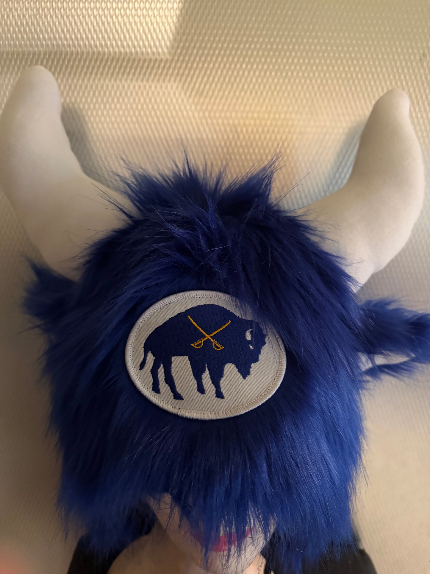 Buffalo Hockey low profile hat in white, blue or red