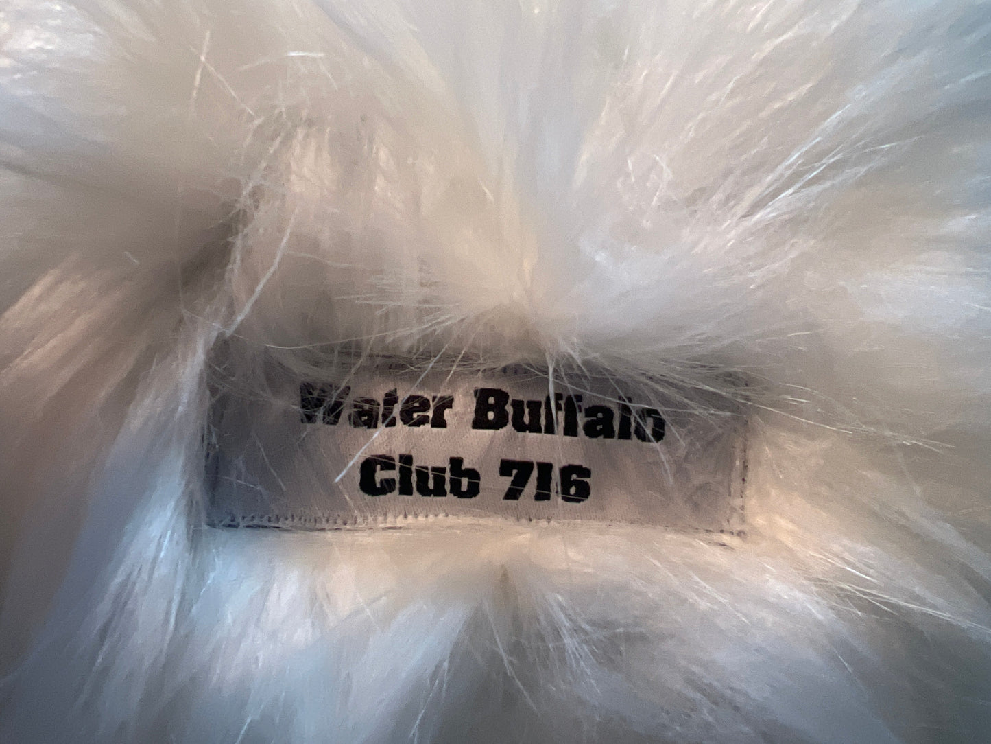 Buffalo Hockey low profile hat in white
