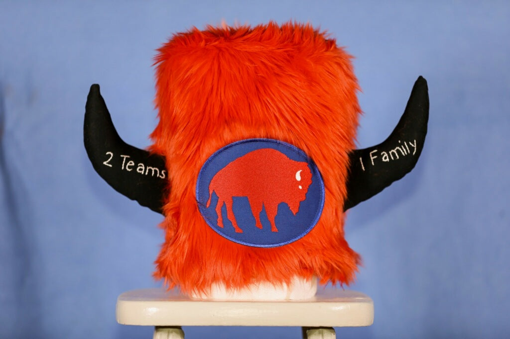 Deluxe Custom Hat with Embroidered Horns of words or names of your choice.