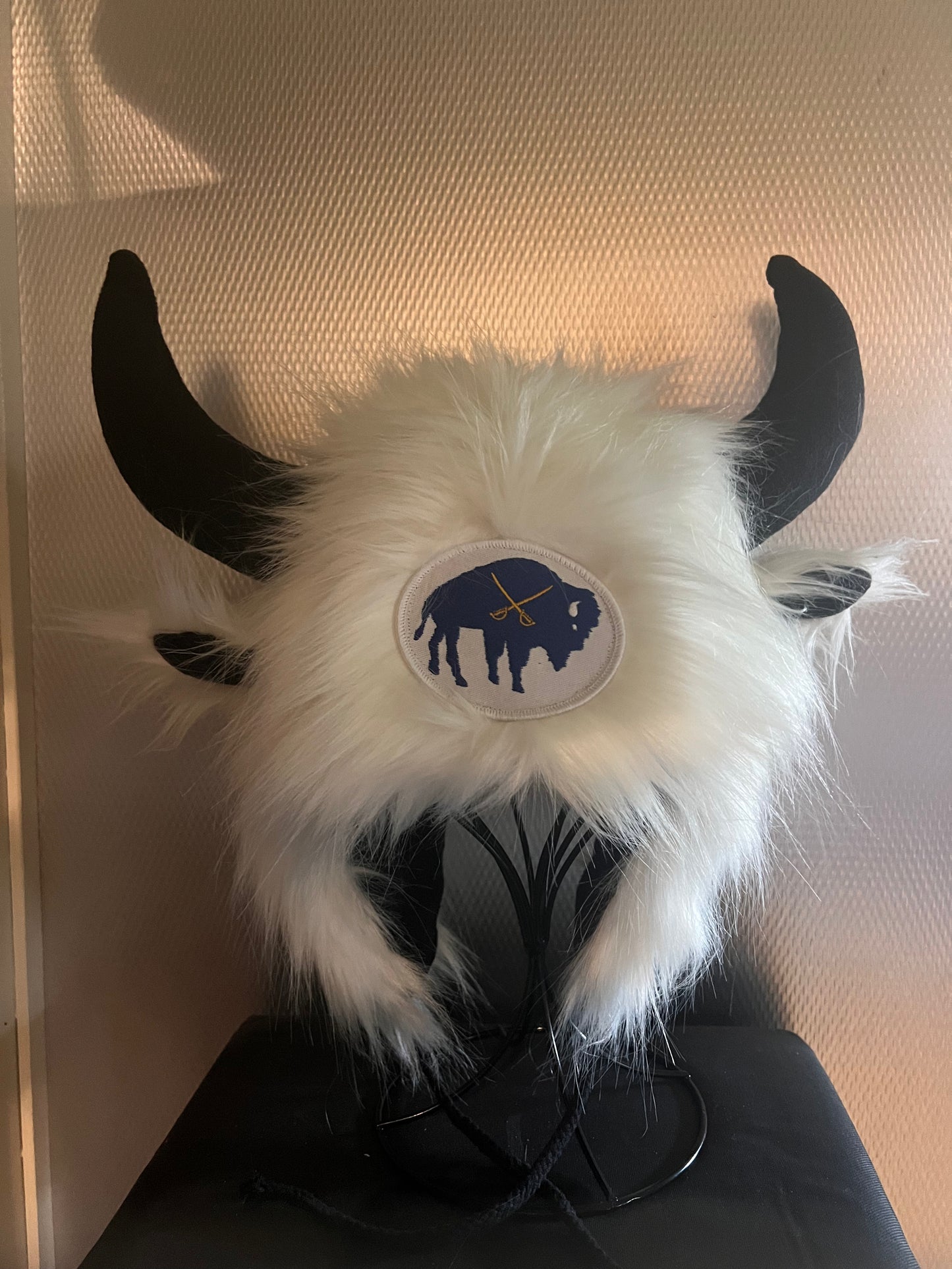Buffalo Hockey low profile hat in white