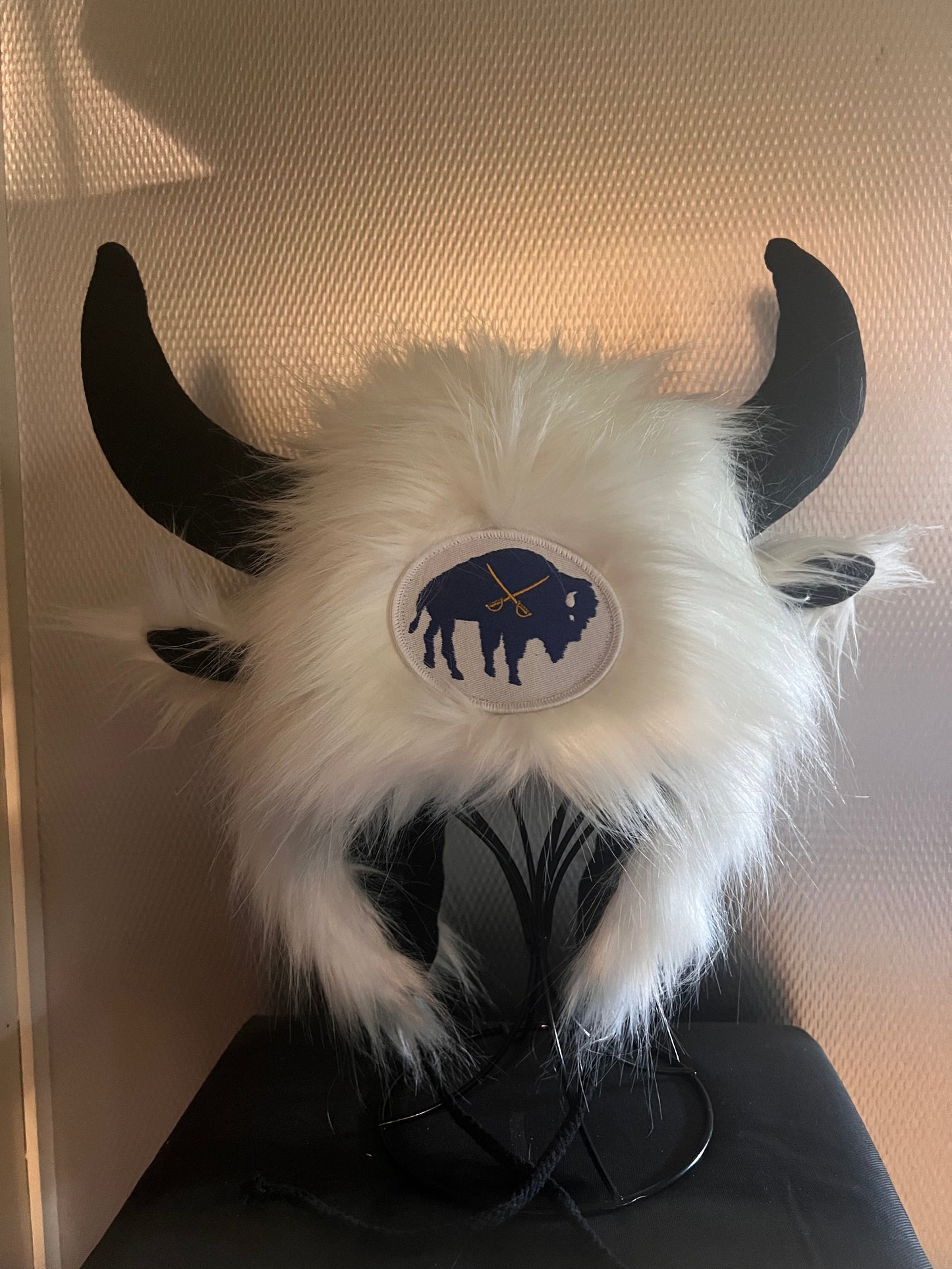 Buffalo Hockey low profile hat in white