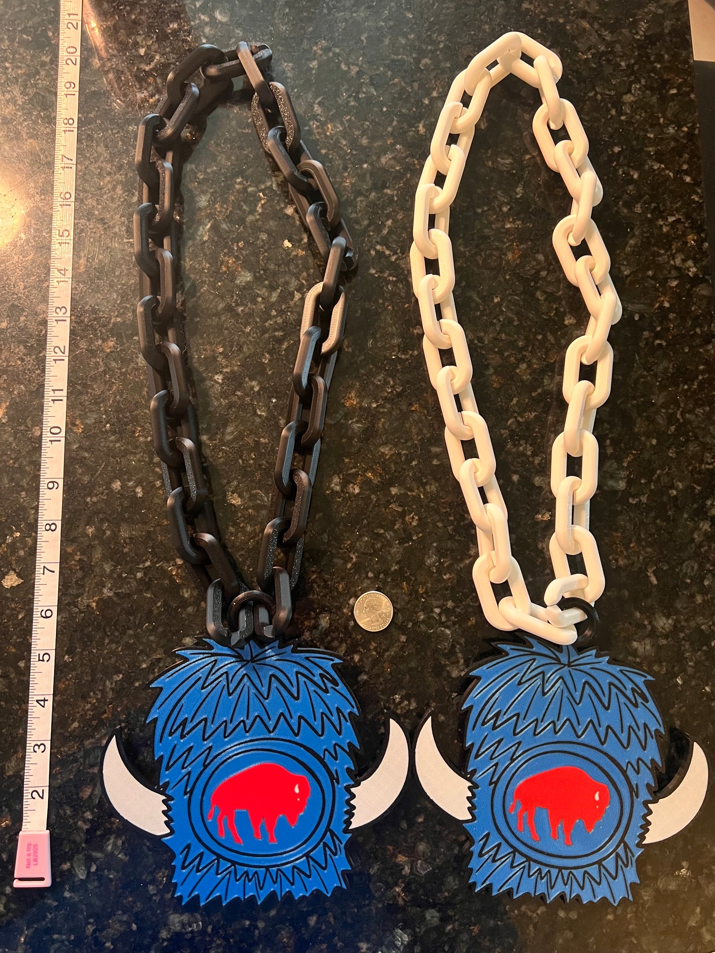 Oversized Water Buffalo Club Necklaces