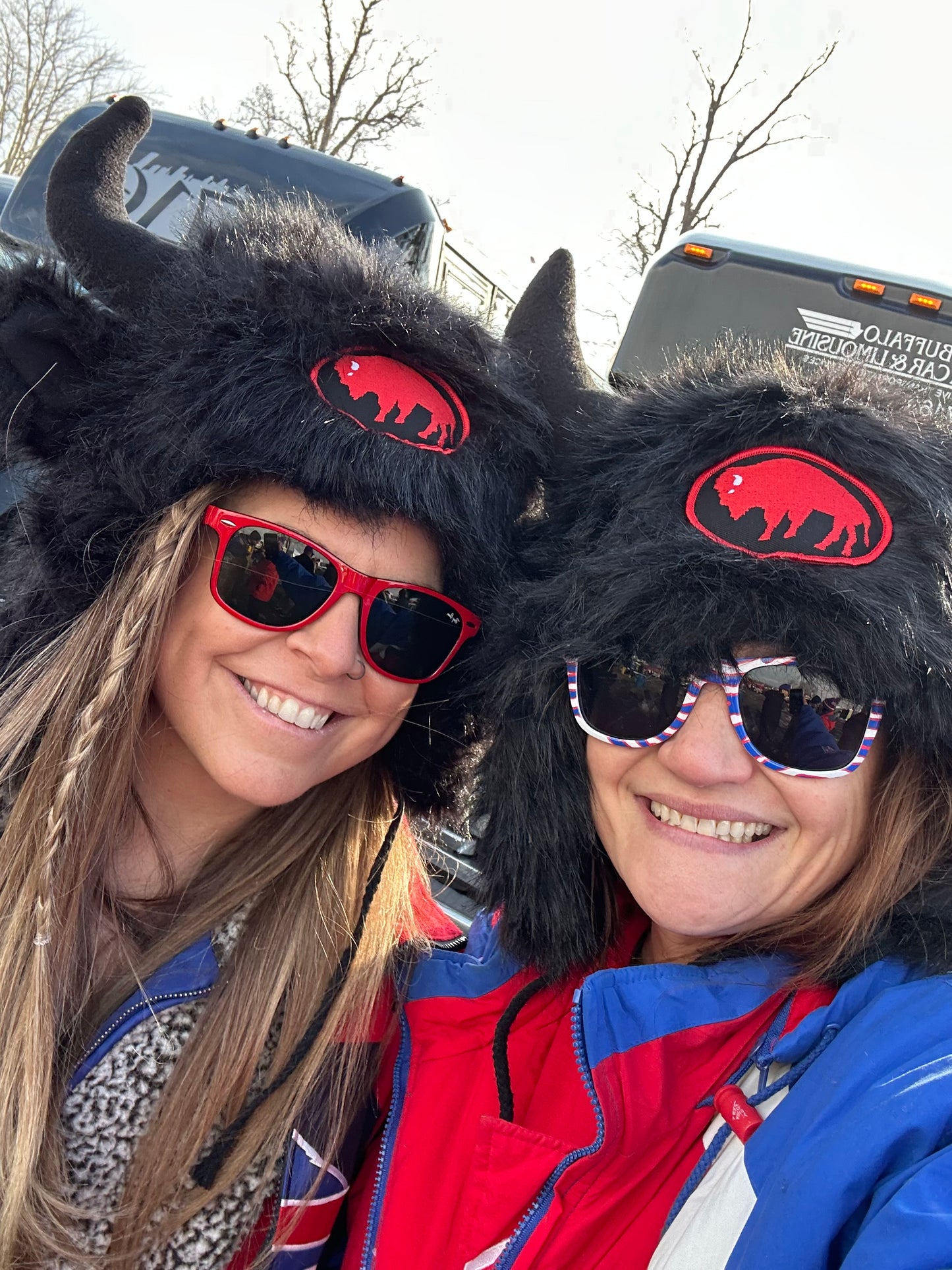 Buffalo Hat in Black for Hockey or Football