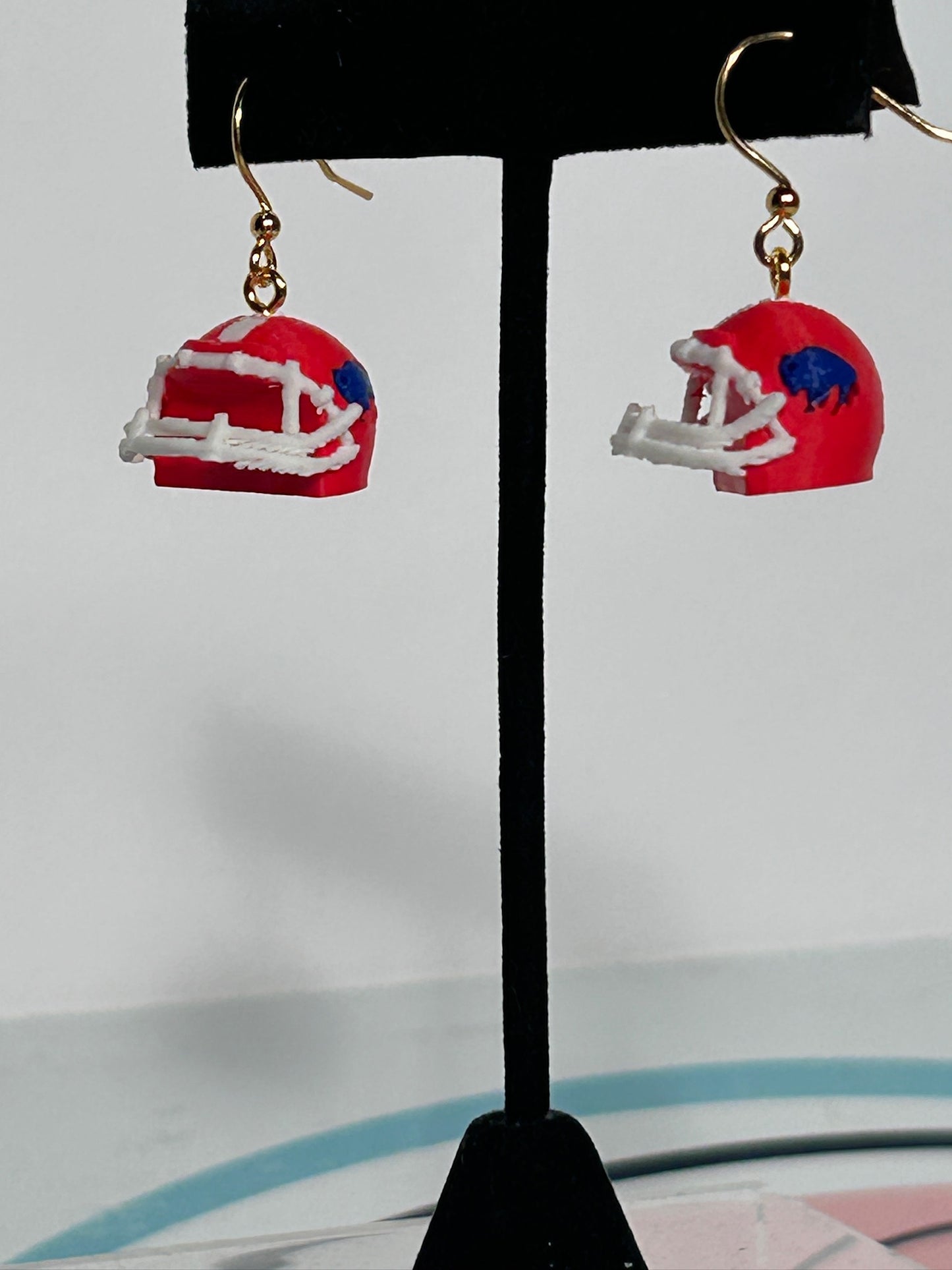 Earrings - Replica of the WBC hat or Helmet