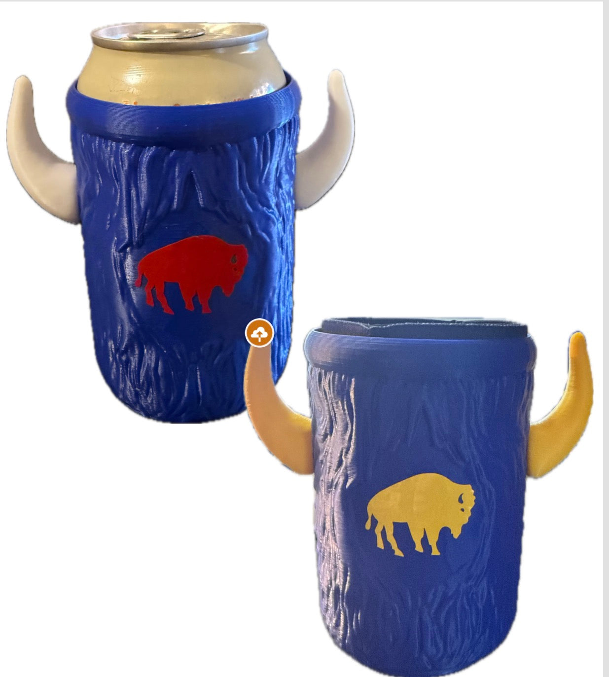 Horned Koozie( football or hockey colors)