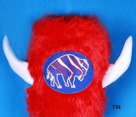 Deluxe Hat with red, white and blue striped patch(fur and horn color options available)