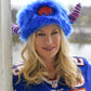 LOW LOW Profile 5" Handmade Lightweight Football Cap (fur and horn color options available)