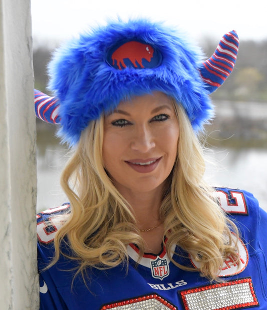 LOW LOW Profile 5" Handmade Lightweight Football Cap (fur and horn color options available)