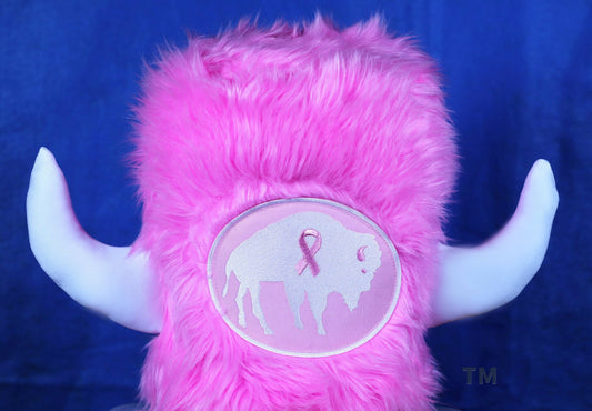 Deluxe Water Buffalo Club with a pink ribbon