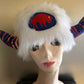 LOW LOW Profile 5" Handmade Lightweight Football Cap (fur and horn color options available)
