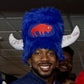 Deluxe Custom Hat with Embroidered Horns of words or names of your choice.