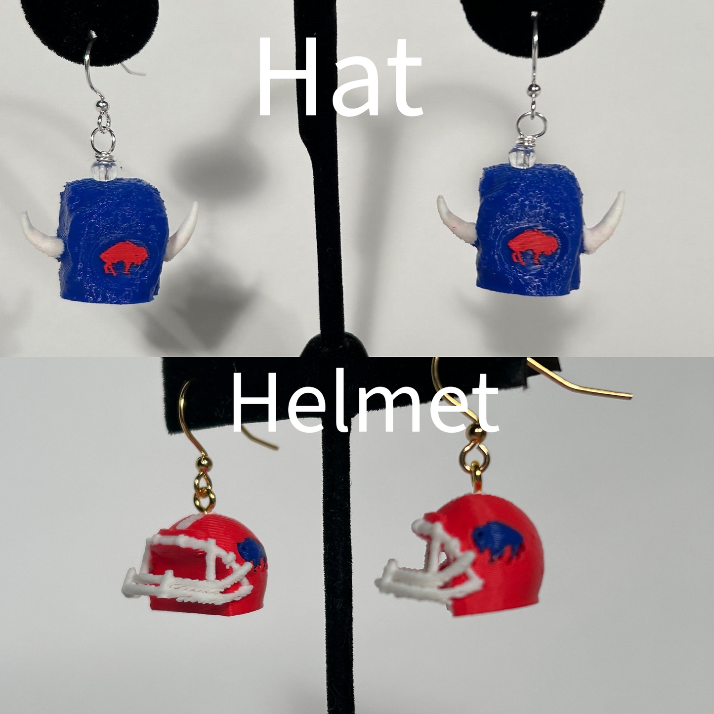 Earrings - Replica of the WBC hat or Helmet