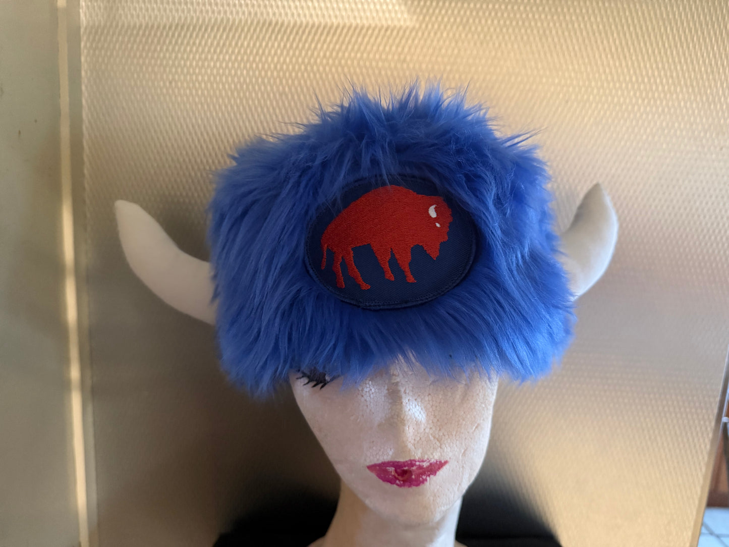 LOW LOW Profile 5" Handmade Lightweight Football Cap (fur and horn color options available)