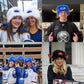 LOW LOW Profile 5" Handmade Hockey or Lacrosse Cap in Blue, Red, Black, White or Orange