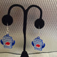 Earrings - 1" double sided 3D printed flat WBC hat(various colors)