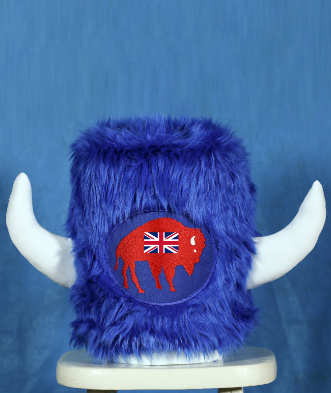 Deluxe Water Buffalo Hat - UK Flag London Themed